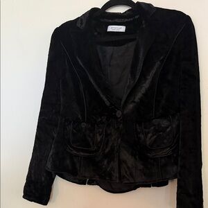 Emanuel Ungaro Black Velvet Blazer
